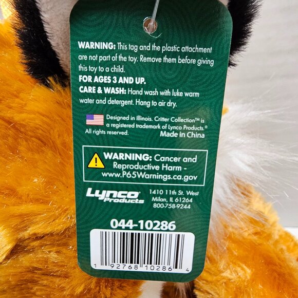 New Fox Critter Collection Plush Backpack Adjust Kid Child Boy Girl Lynco Gift🦊 - Picture 5 of 13